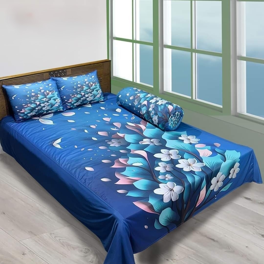China Premium 3D Design Bed Sheet
